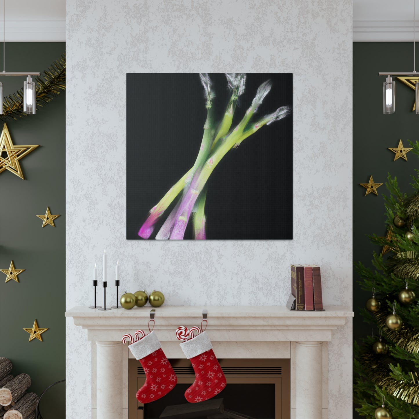 "Asparagus Remixed Renewed" - Canvas