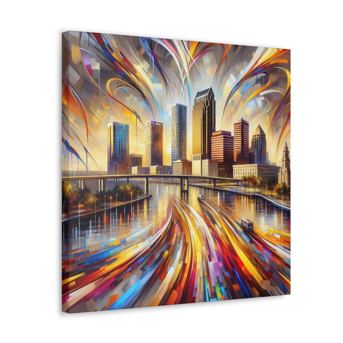 "Enigmatic Tampa Dreamscape" - Canvas