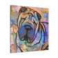 Shar Pei Expressionism - Canvas