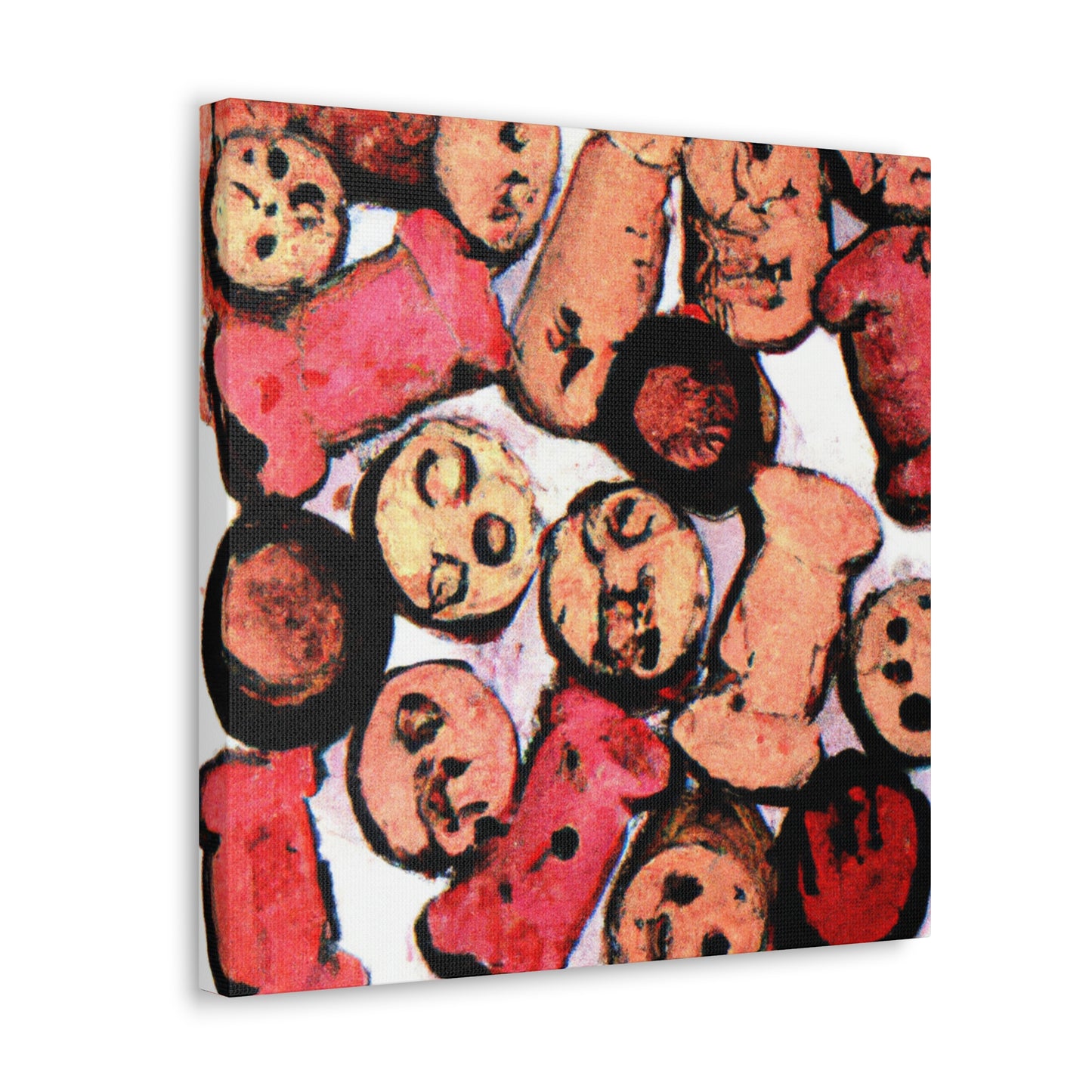 "Celebrating Wine Corks" - Canvas