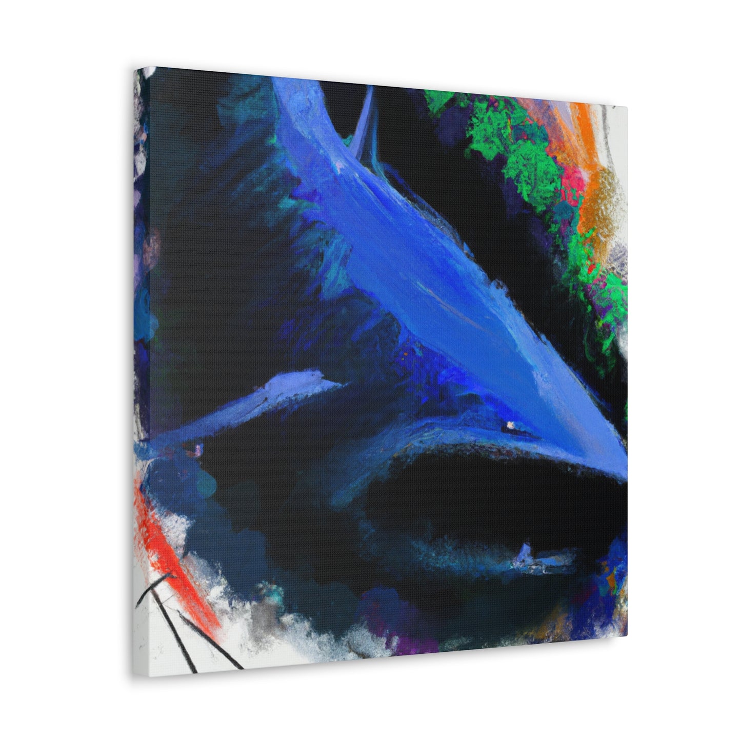 "Shark In Turbulence" - Canvas