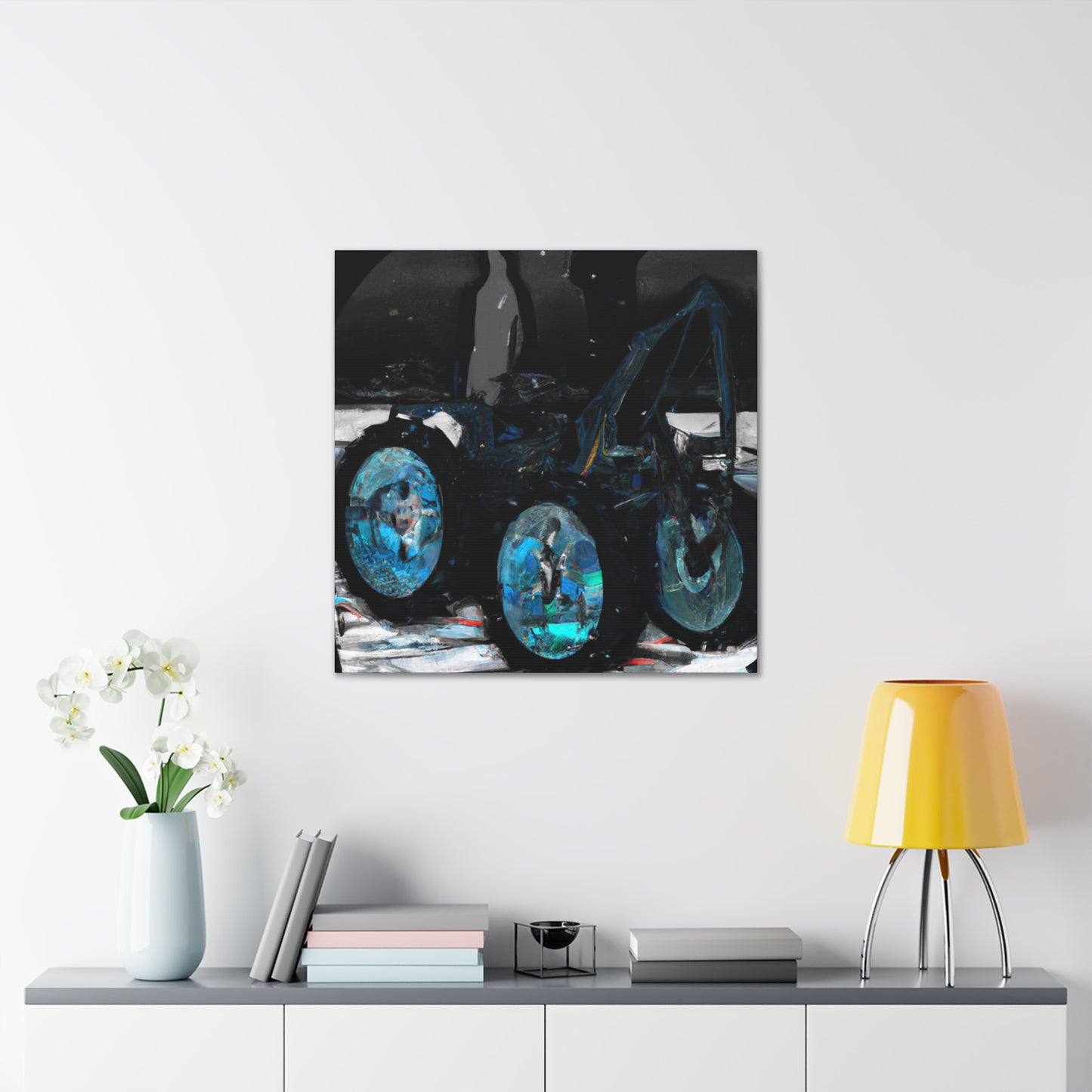 "Tractor in a Dream" - Canvas