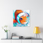 "Clownfish under Moonlight". - Canvas