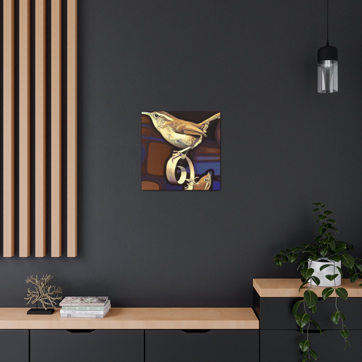 Carolina Wren Dreamscape - Canvas