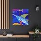 "Swordfish in Art Deco" - Canvas