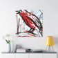 Red-winged Blackbird Abstraction - Canvas