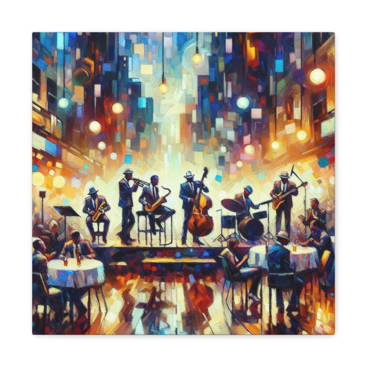 "Lively Rhythms of Jazz" - Canvas