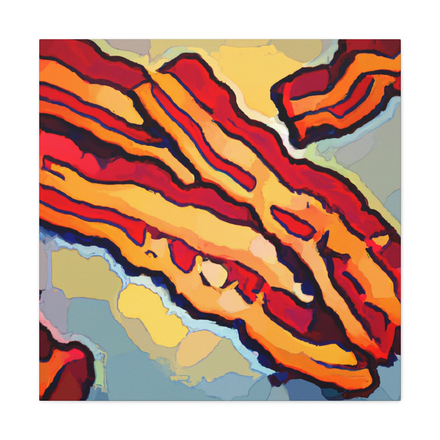 "Bacon in Pop Art" - Canvas