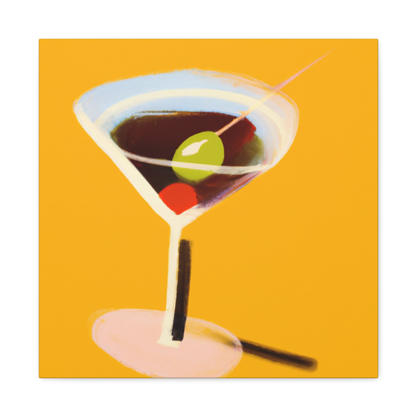 Martinis on a Canvas - Canvas