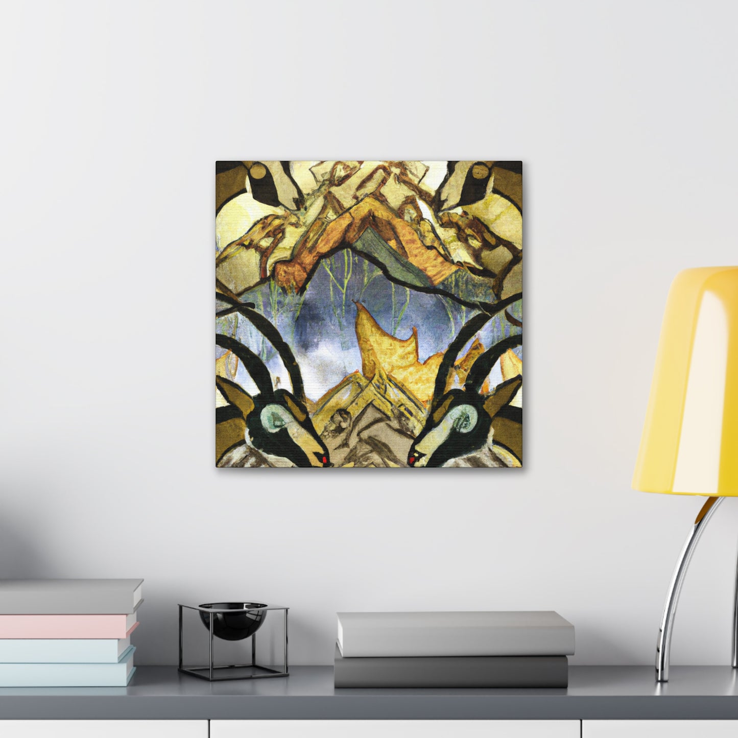 Ibex in Art Deco - Canvas