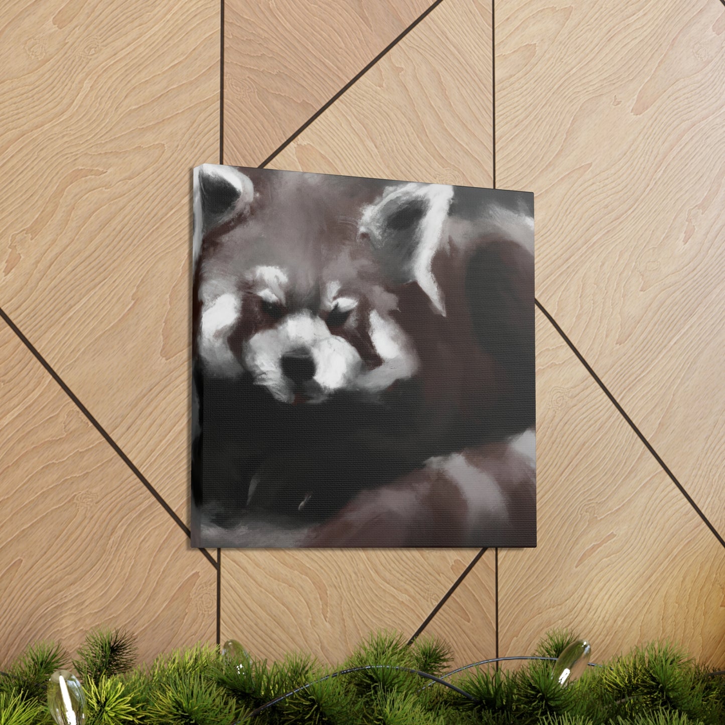 Red Panda Splendor - Canvas