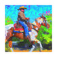 "Rangers on Ranches Riding" - Canvas