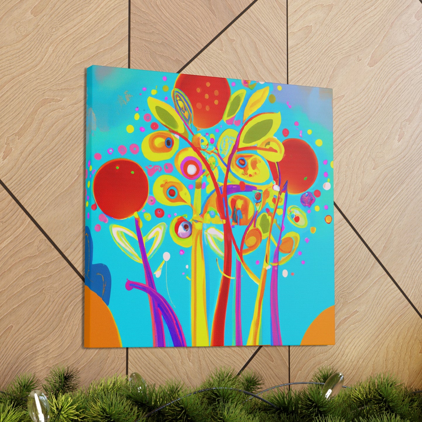 "Dogwood in December Glow" - Canvas