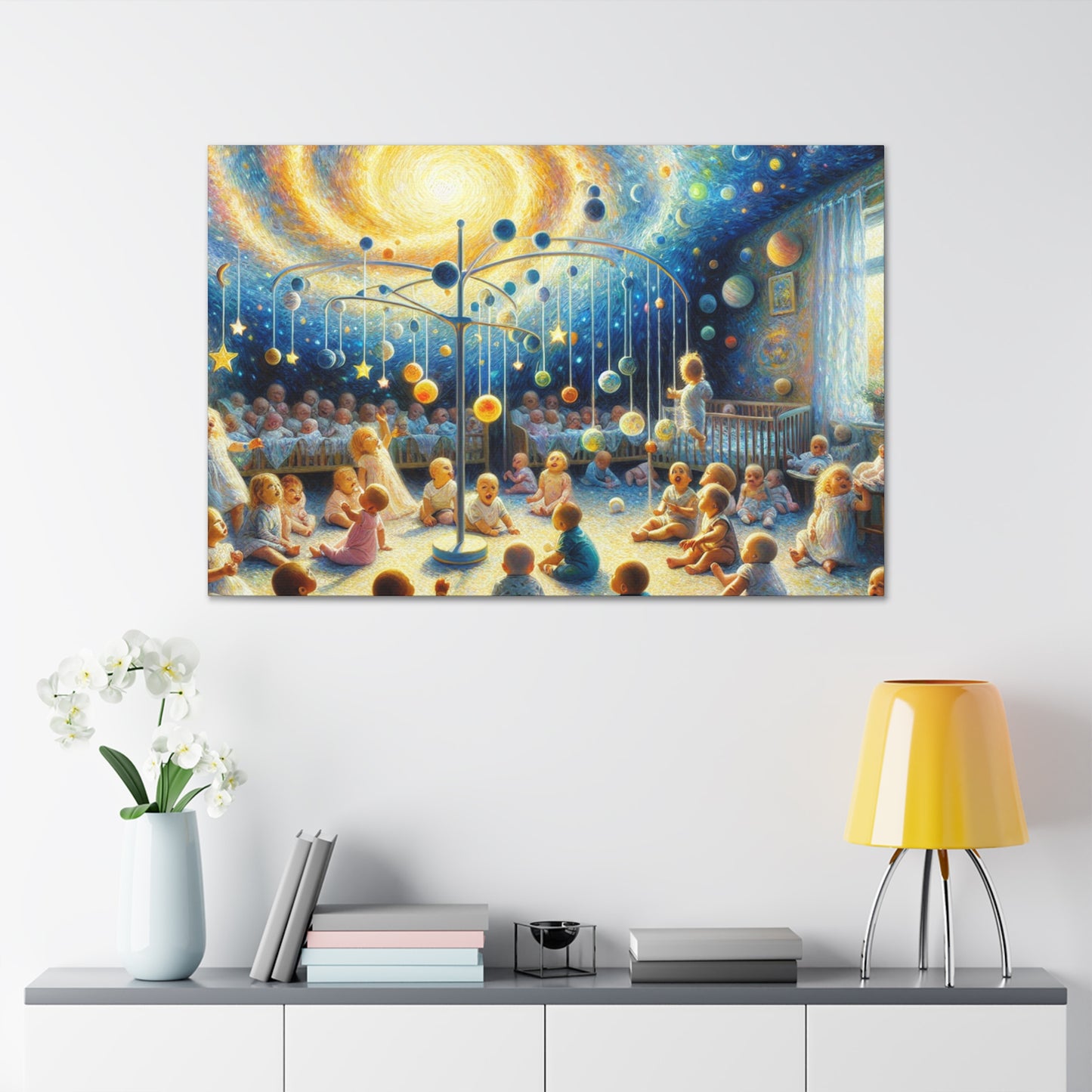 Starry Celestial Reverie - Canvas