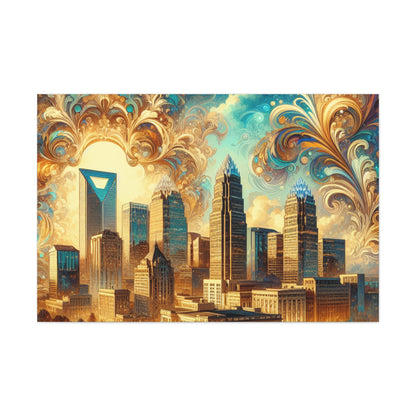 "Charlotte's Opulent Southern Charm" - Canvas