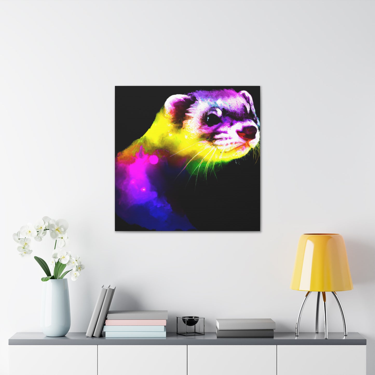 Ferret in the Wilderness - Canvas