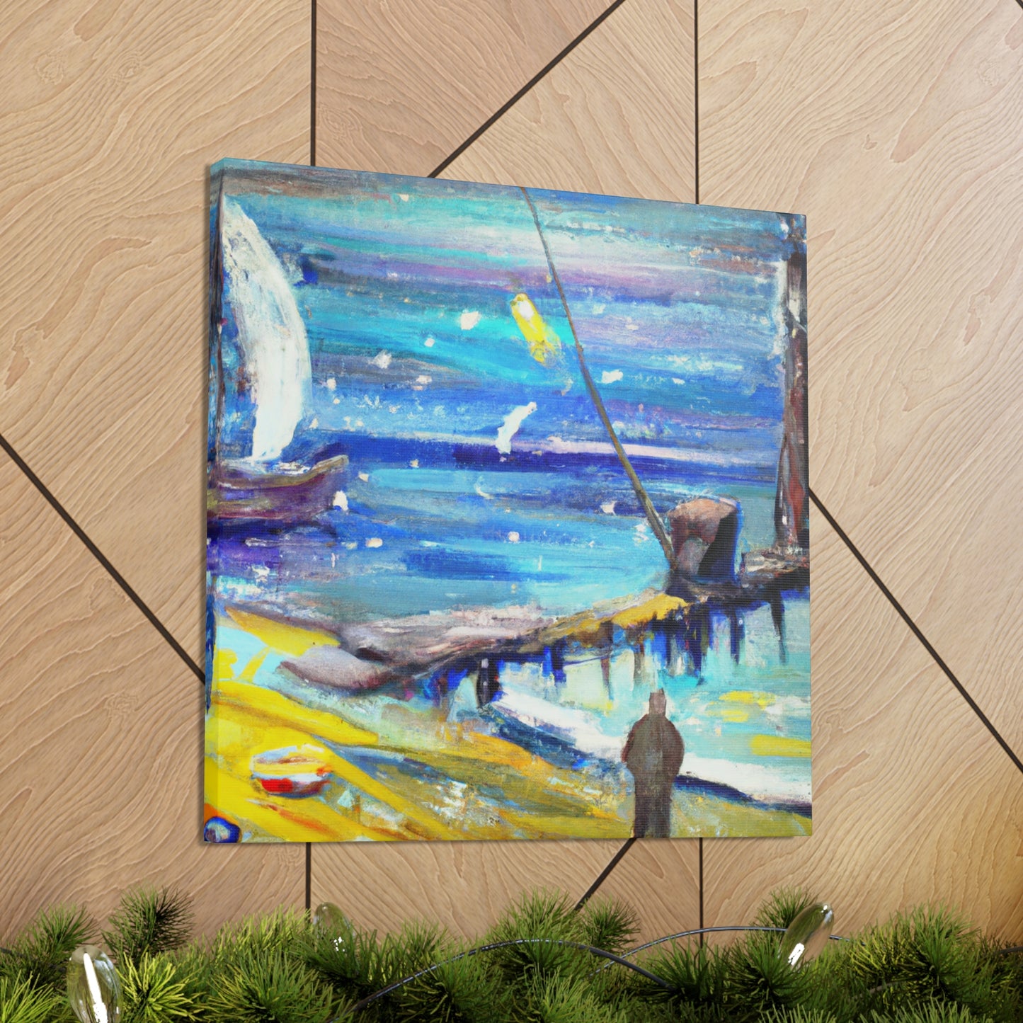 "Fishing the Deep Seas" - Canvas