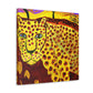 Leopard Lazing Luxuriously - Canvas