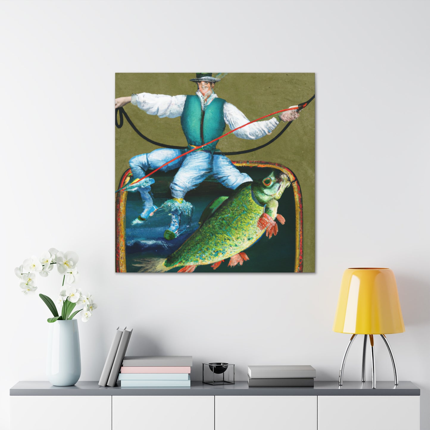 Fly Fishing Reverie - Canvas