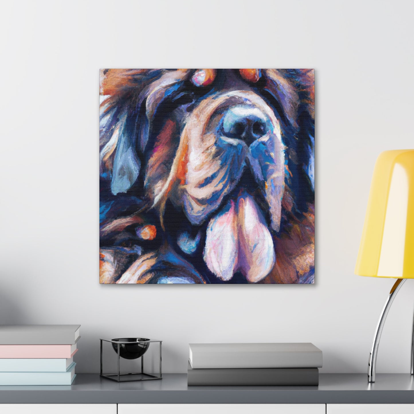 Fur and Sunset Mastiff - Canvas