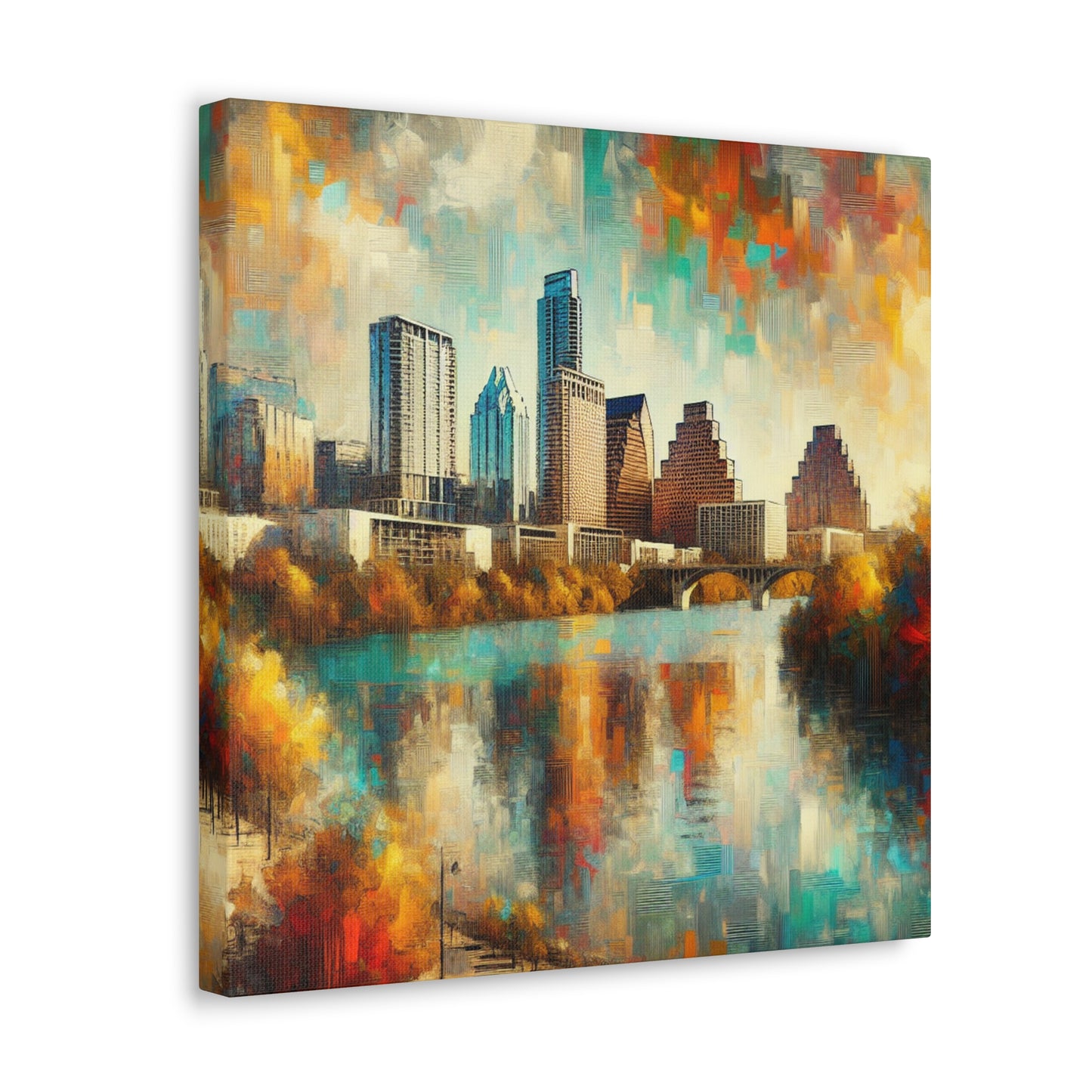 Emerald Echoes of Austin. - Canvas