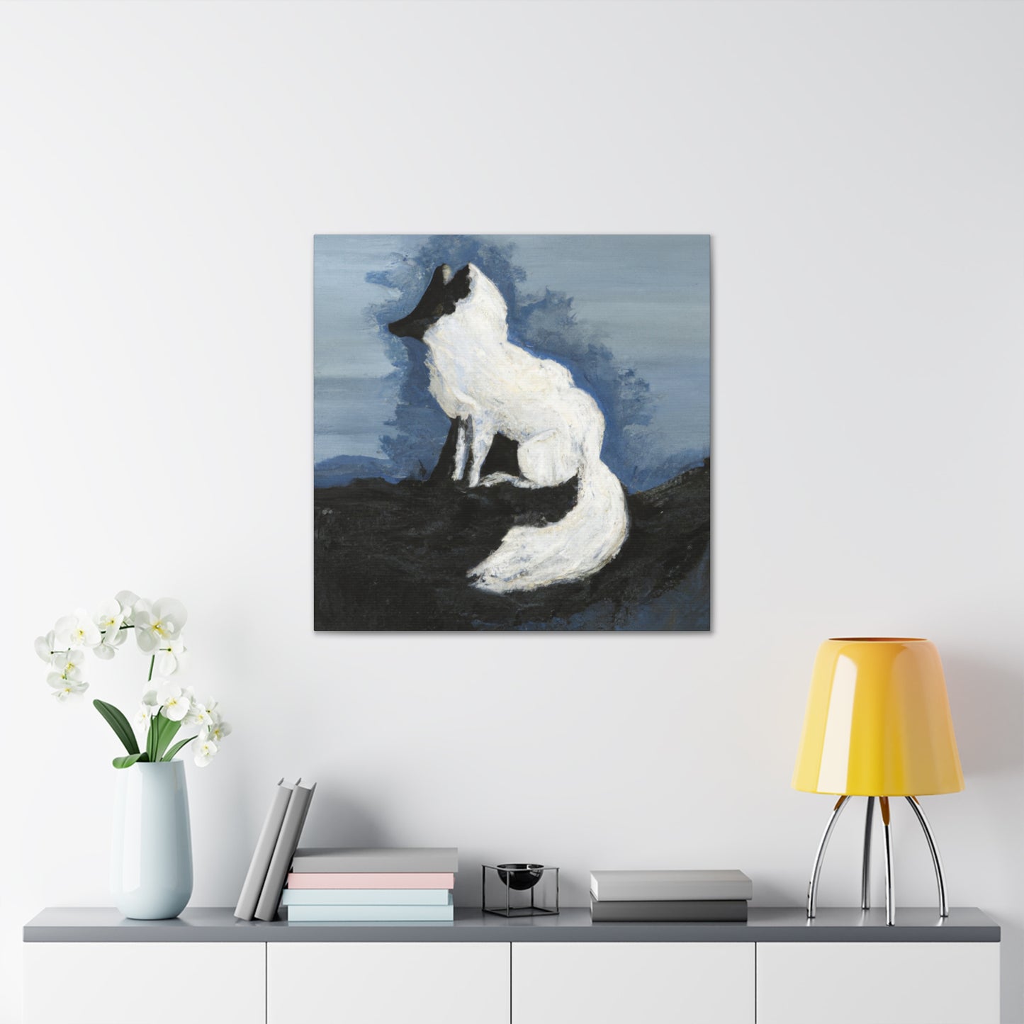 Arctic Fox Symphony - Canvas