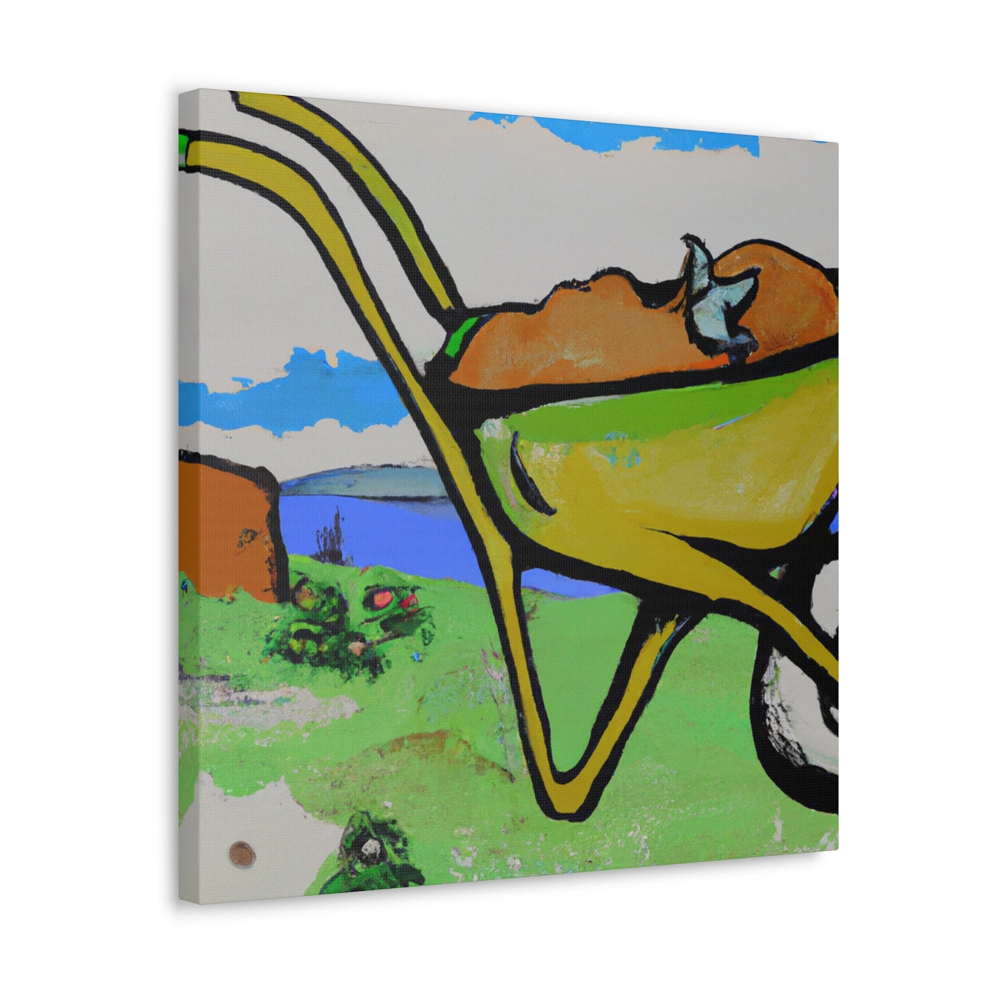 Wheelbarrow of Progress - Canvas