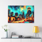 "Vibrant Urban Dream" - Canvas