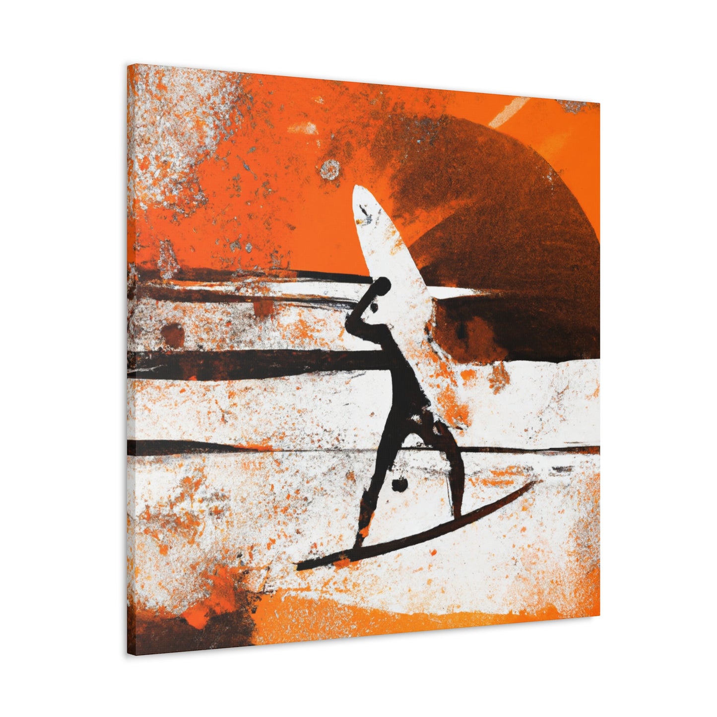 Surfing the Wave Crest - Canvas