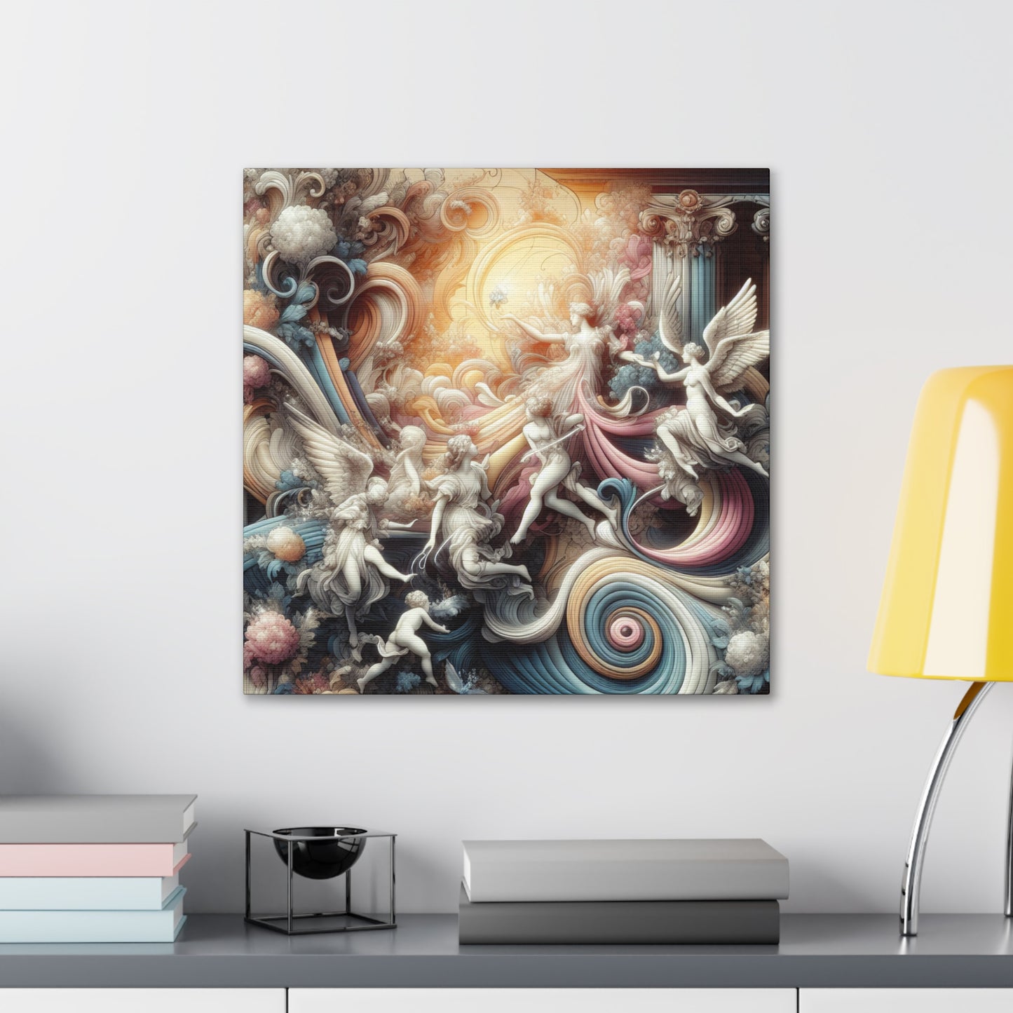 Whimsical Dance of Elegance - Canvas