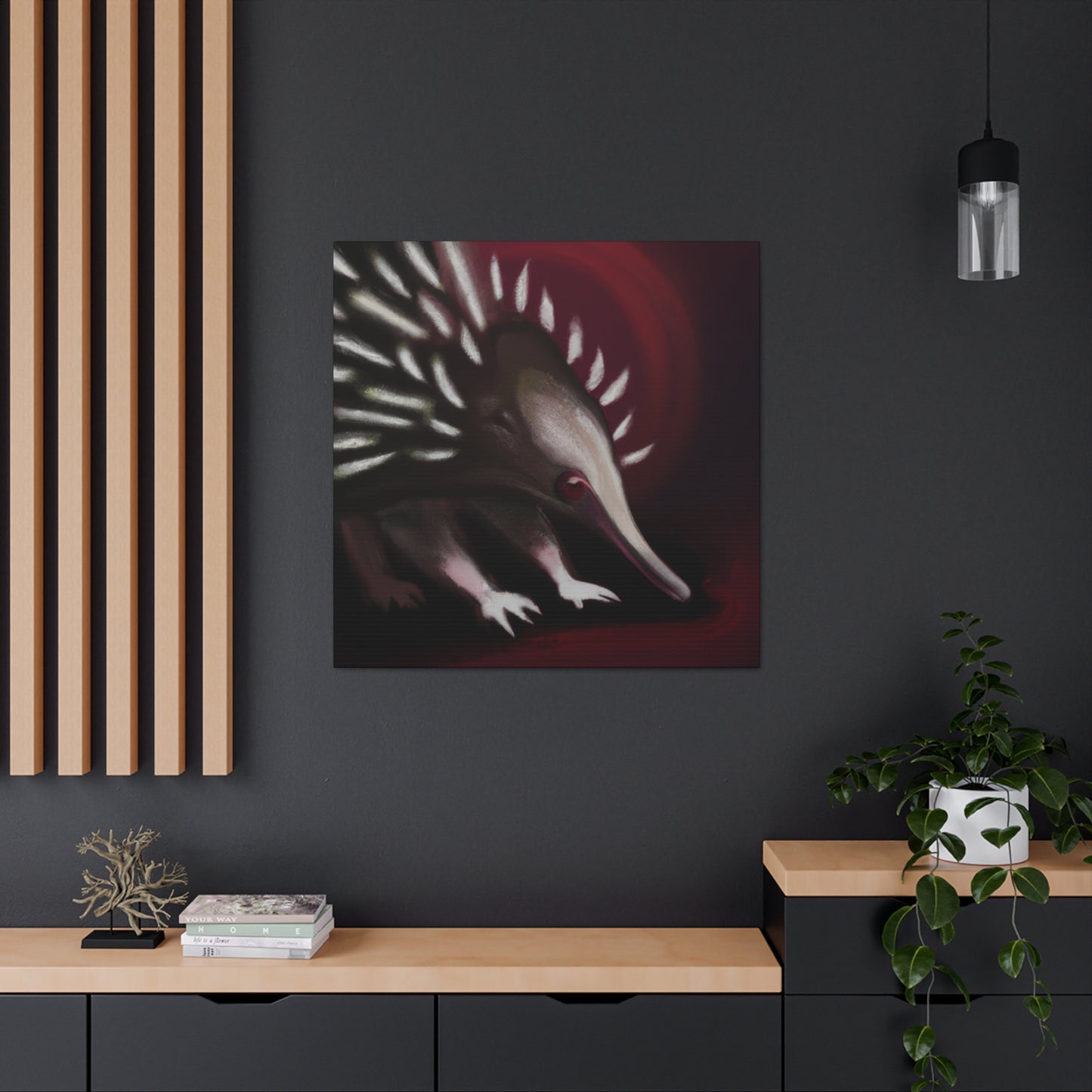 Echidna in Dreamscape - Canvas