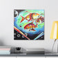 Rainbow Fish Brilliance - Canvas