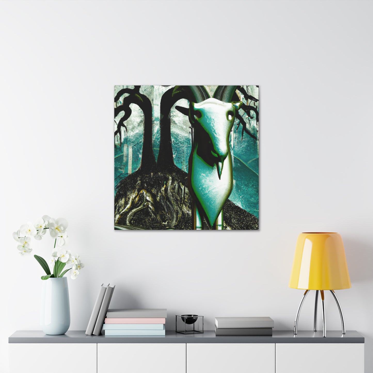 Mountain Goat Dreamscape - Canvas