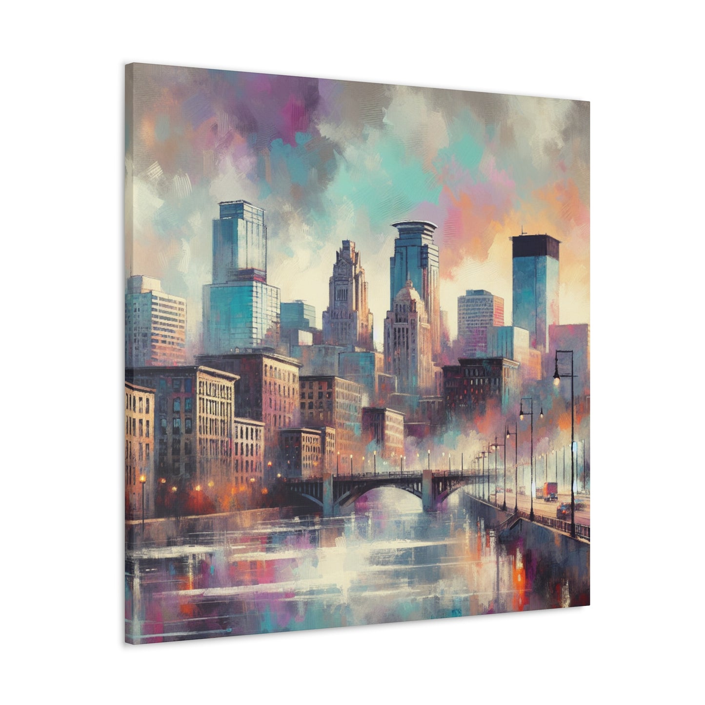 "Urban Melodies on Canvas" - Canvas