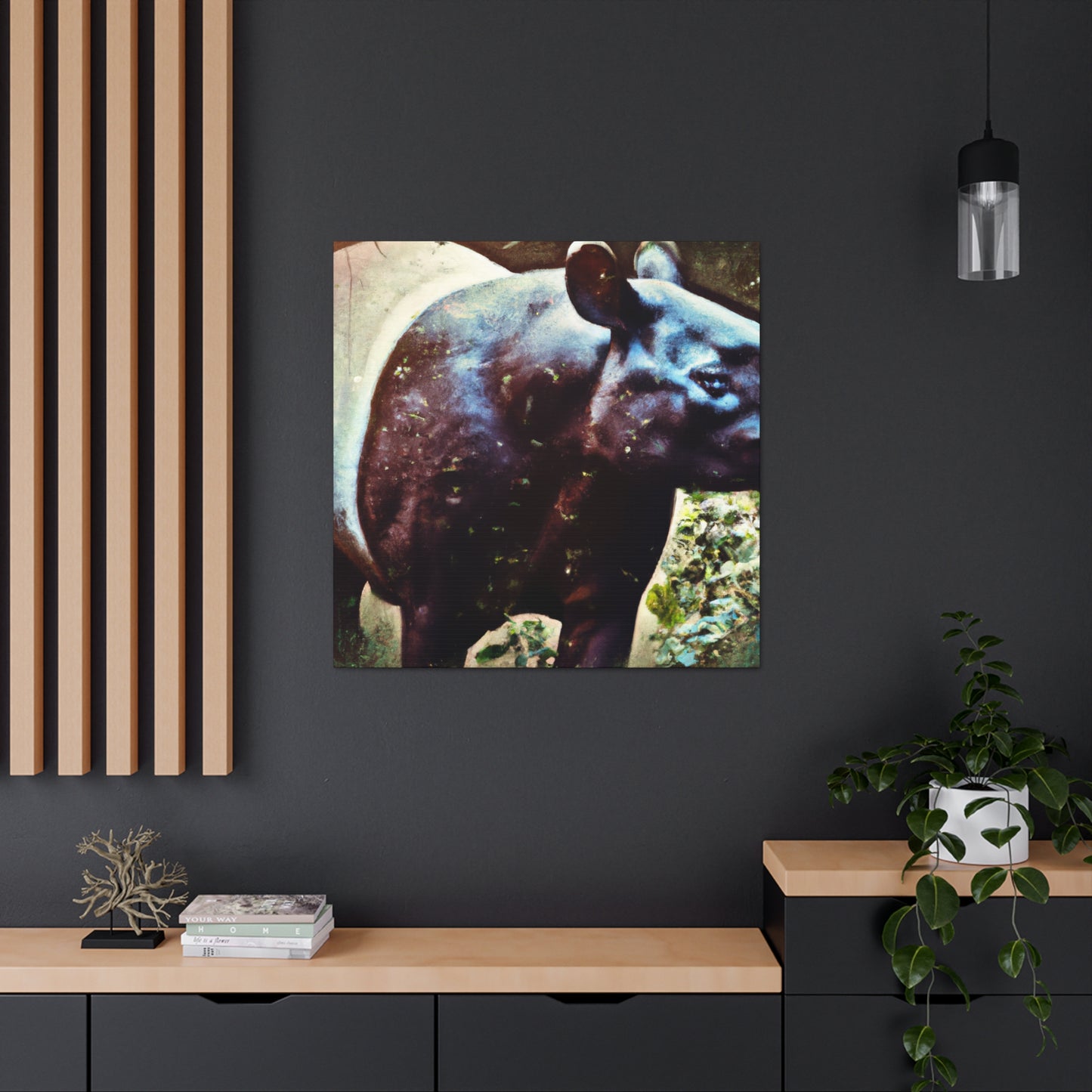 "The Majestic Malayan Tapir" - Canvas