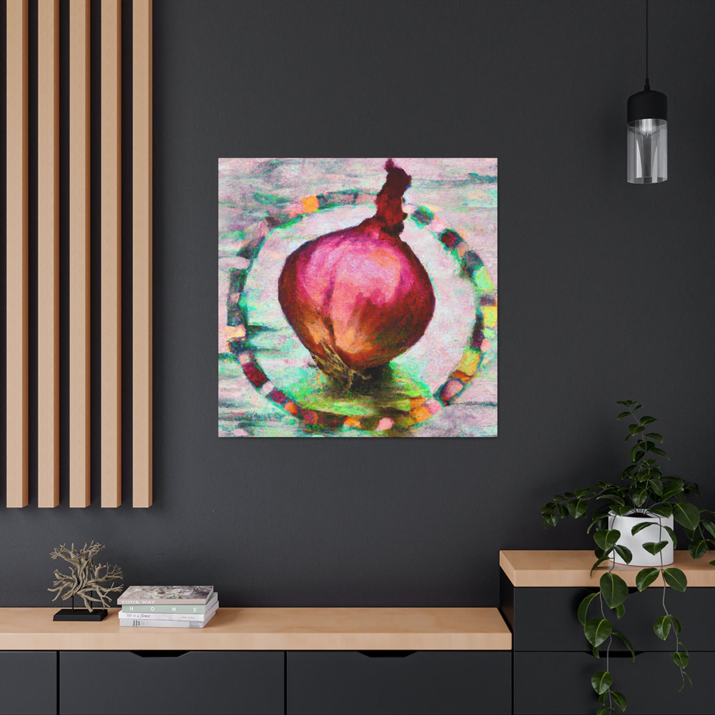 Delectable Onion Delight - Canvas