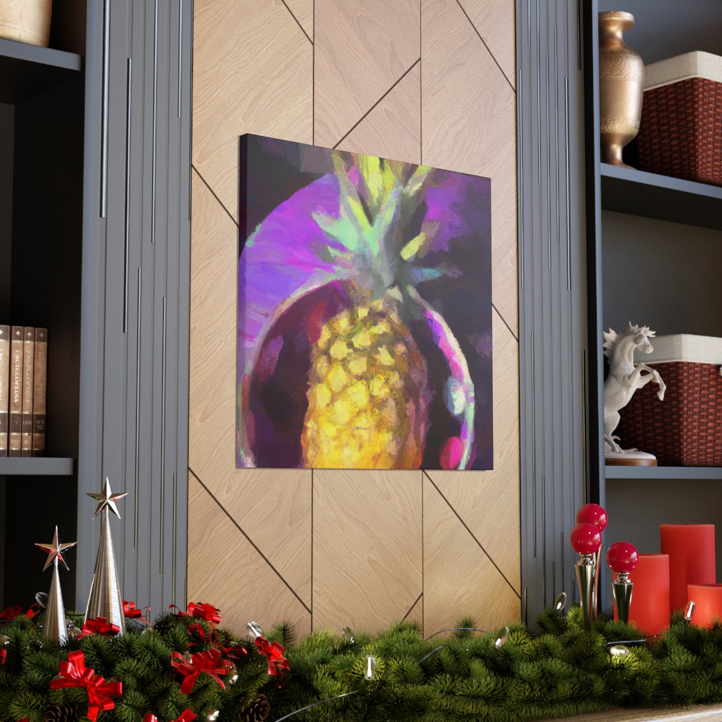 "Pineapple in Impressionism" - Canvas