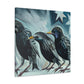 "Starlings in Expressionism" - Canvas