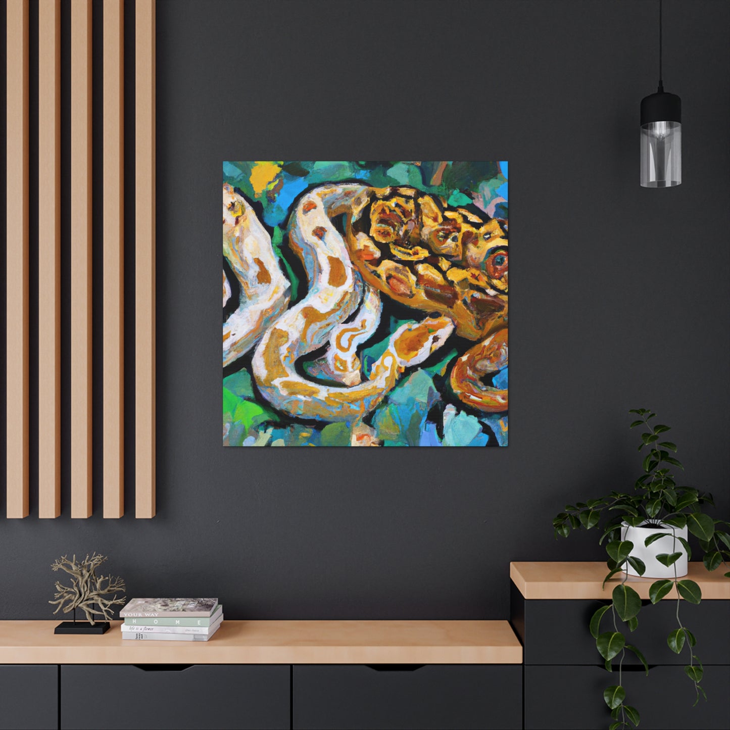 "Life of a Ball Python" - Canvas