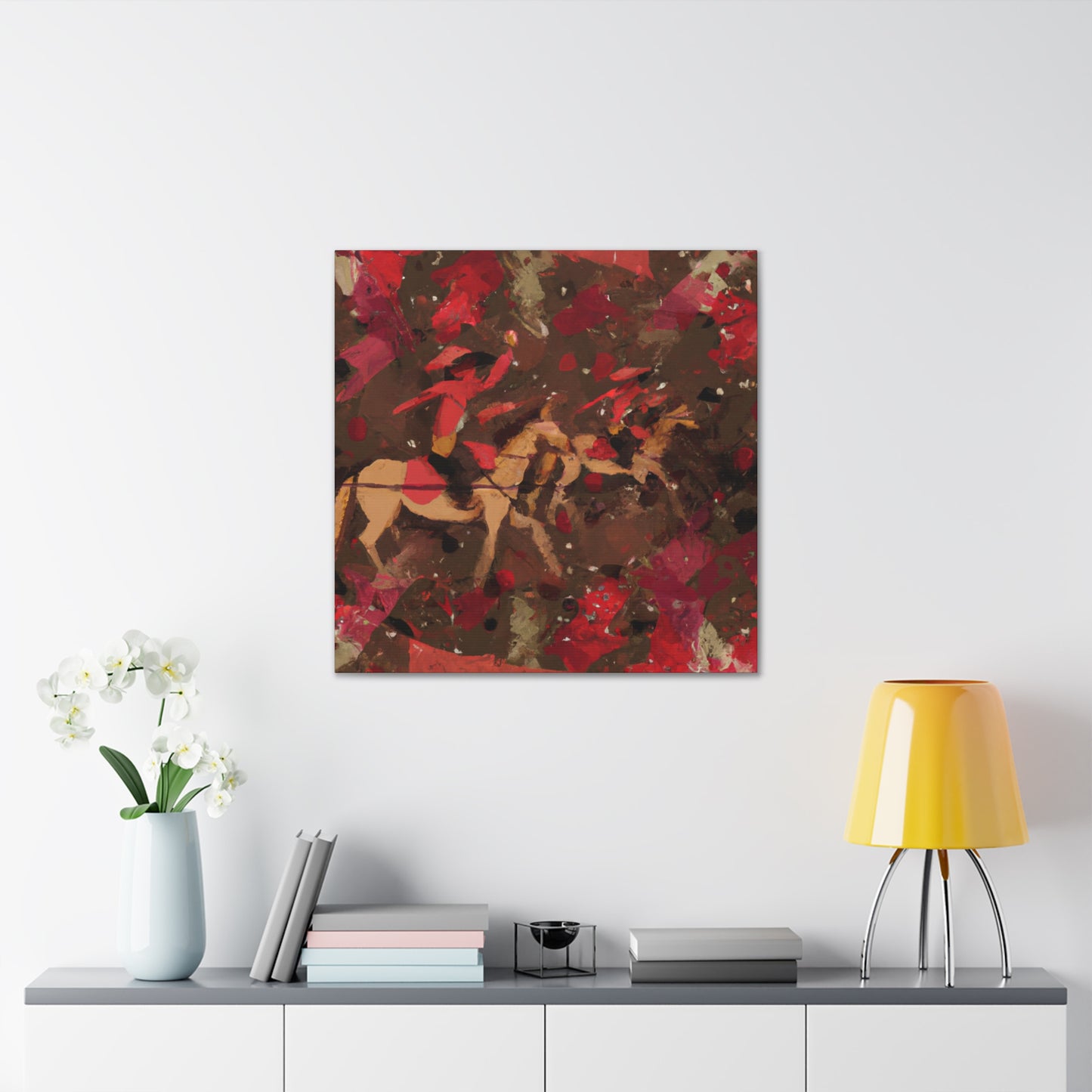 Cowboy Riding Westward - Canvas