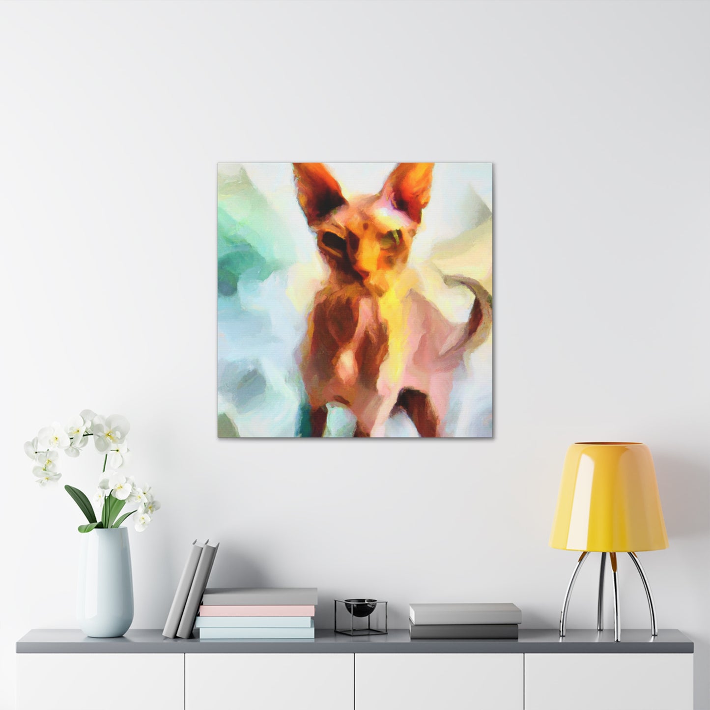 Mysterious Sphynx Dreaming - Canvas