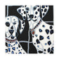 "Dalmatian in Deco." - Canvas