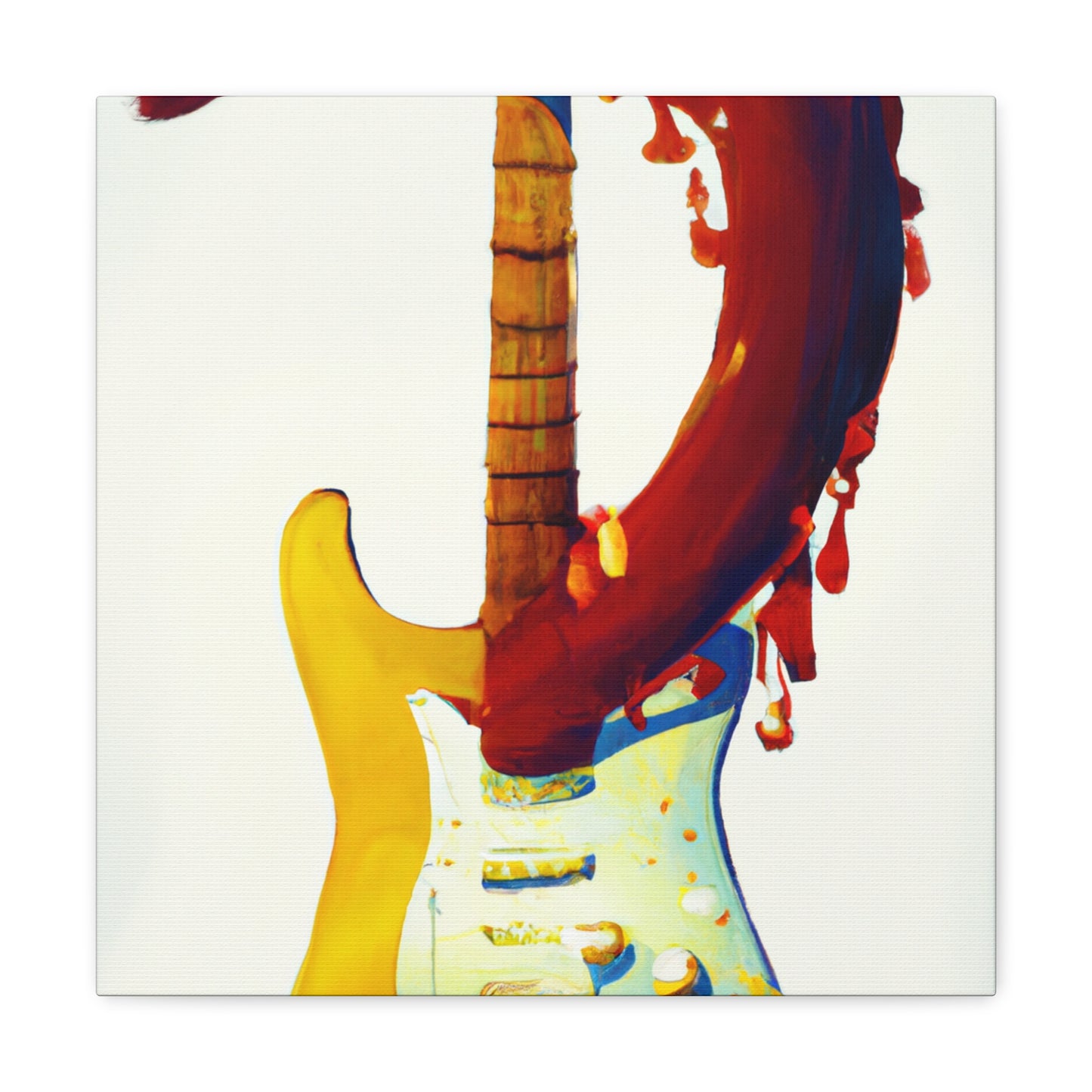 "Fender in Digital Art" - Canvas