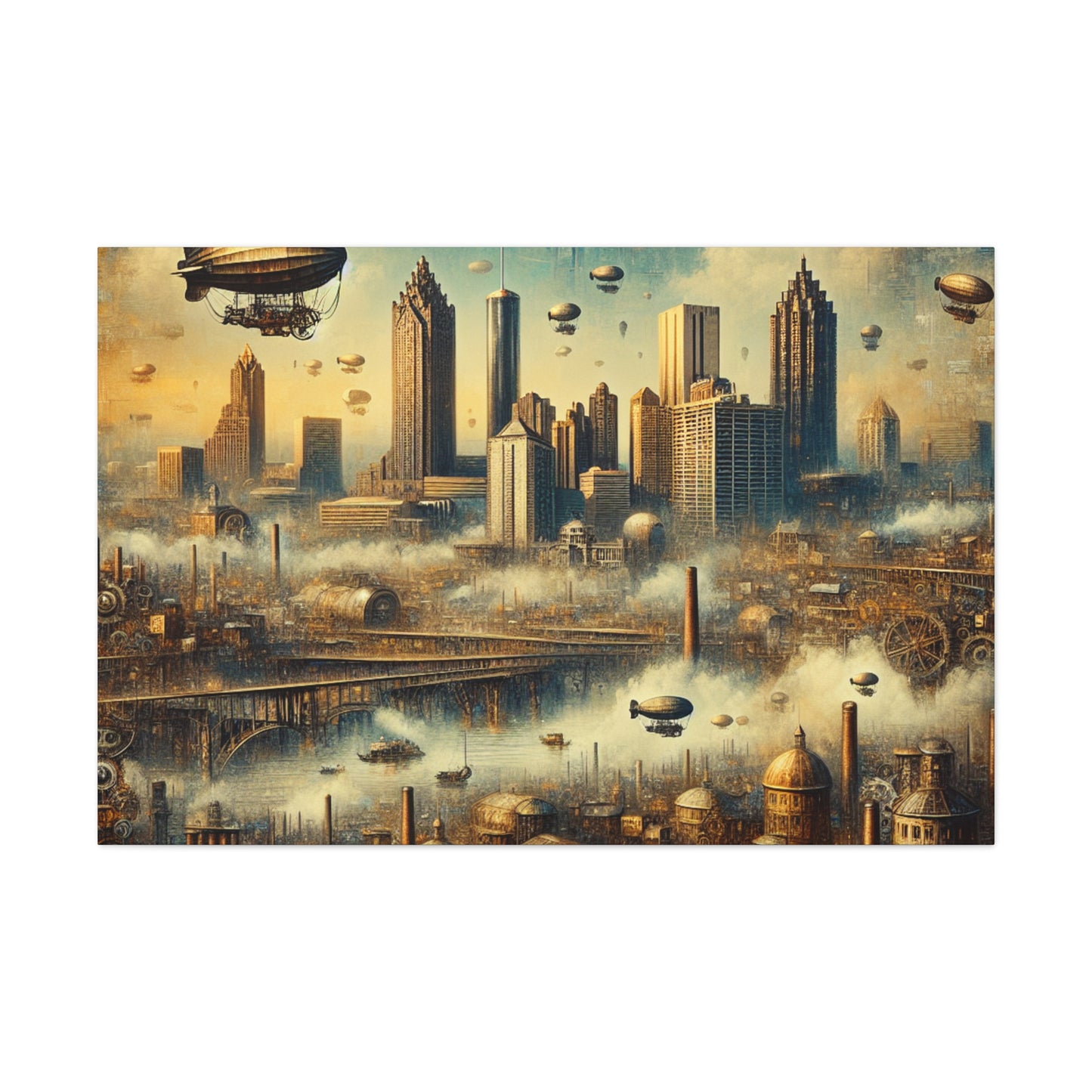 "Steam City Southern Charm" - Canvas