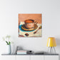 Coffee Cup Luxury Scene - Canvas