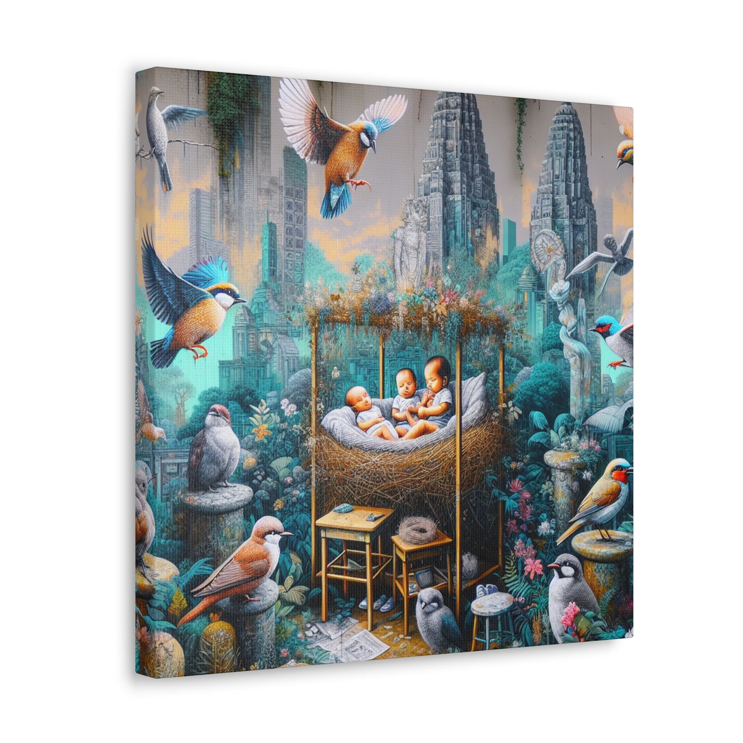 "Avian Dreams Unleashed" - Canvas