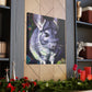 Chinchilla Under Moonlight - Canvas