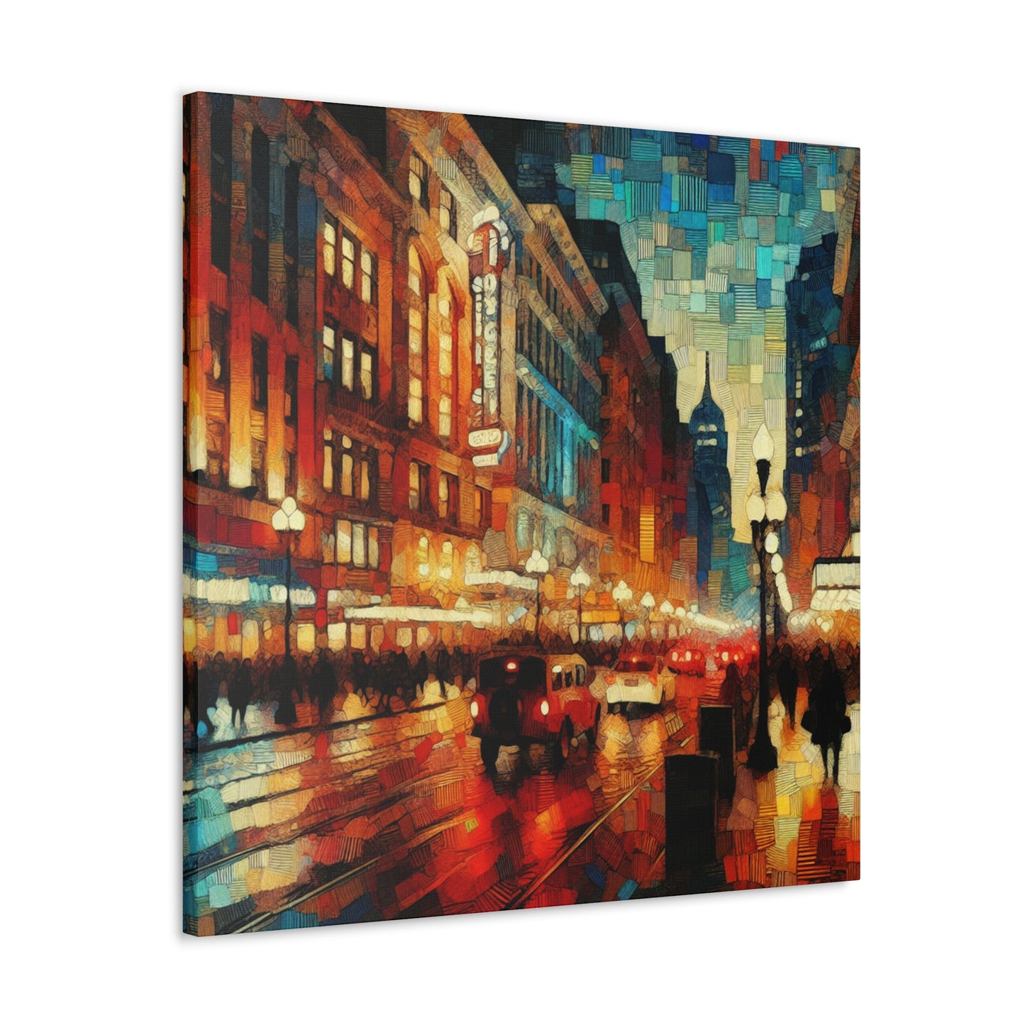 Vibrant Urban Stages - Canvas