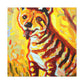 "Tasmanian Tiger Impression" - Canvas