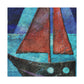 Sailboat at Sunrise - Canvas